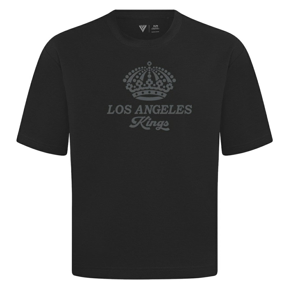 Los Angeles Kings Levelwear Shadow Surge Luxe Signature Knit T-Shirt Black