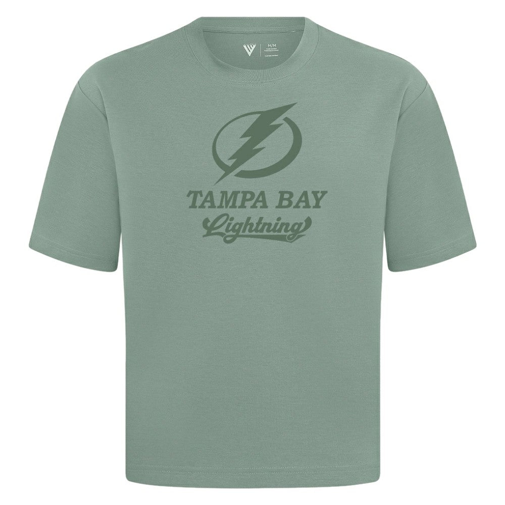 Tampa Bay Lightning Levelwear Shadow Surge Luxe Signature Knit T-Shirt Green