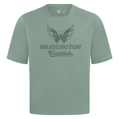 Washington Capitals Levelwear Shadow Surge Luxe Signature Knit T-Shirt Green