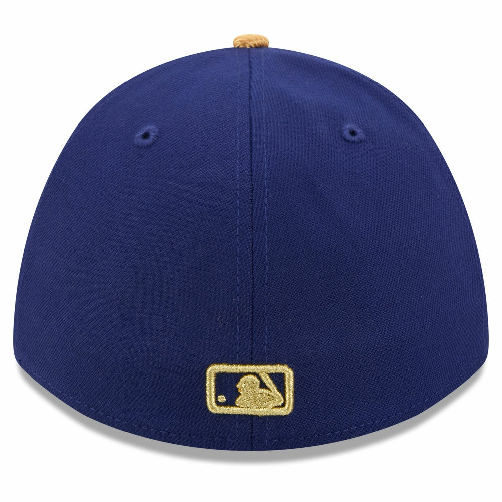 Los Angeles Dodgers 2026 Gold Collection M-Crown 39THIRTY Flex Hat - Royal | New Era