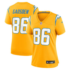 Oronde Gadsden Los Angeles Chargers Women's Alternate Charger Power Game Jersey - Gold | Nike cheap