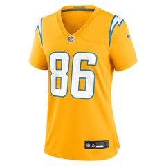 Oronde Gadsden Los Angeles Chargers Women's Alternate Charger Power Game Jersey - Gold | Nike cheap