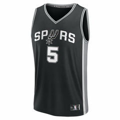 Stephon Castle San Antonio Spurs Fast Break Replica Jersey - Black - Icon Edition | Fanatics online
