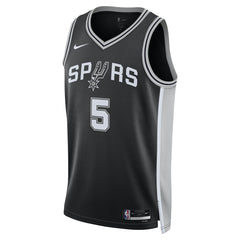 Stephon Castle San Antonio Spurs Unisex Swingman Jersey - Icon Edition - Black | Nike shop