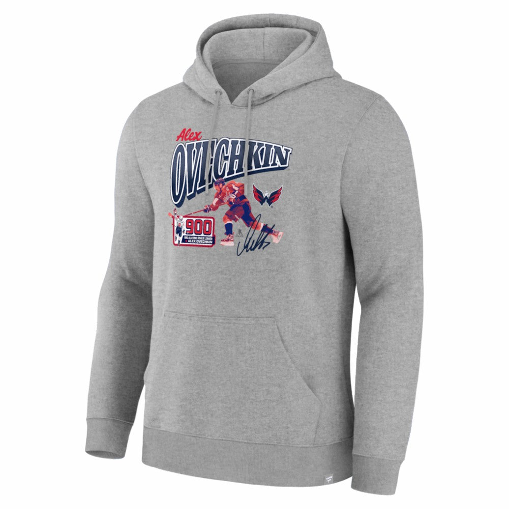Alexander Ovechkin Washington Capitals 900th Career Goal Legacy Hoodie Gray