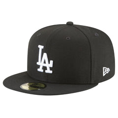 Los Angeles Dodgers 2024/25 Back-to-Back Champions Diamond Side Patch 59FIFTY Fitted Hat - Black | New Era