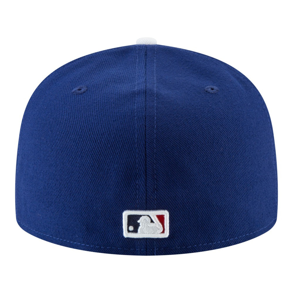 Los Angeles Dodgers Back-to-Back Champions Diamond Side Patch 59FIFTY Fitted Hat - Royal | New Era