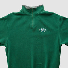 New York Jets Majestic 2000s 1/4 Zip Sweatshirt - Green Vintage sale