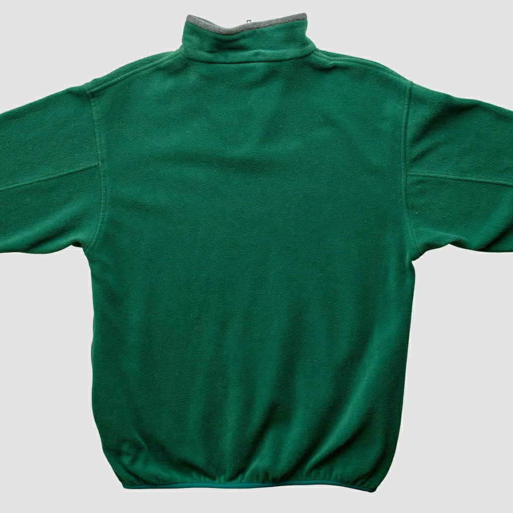 New York Jets Majestic 2000s 1/4 Zip Sweatshirt - Green Vintage sale