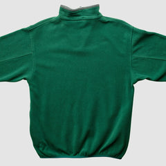 New York Jets Majestic 2000s 1/4 Zip Sweatshirt - Green Vintage sale