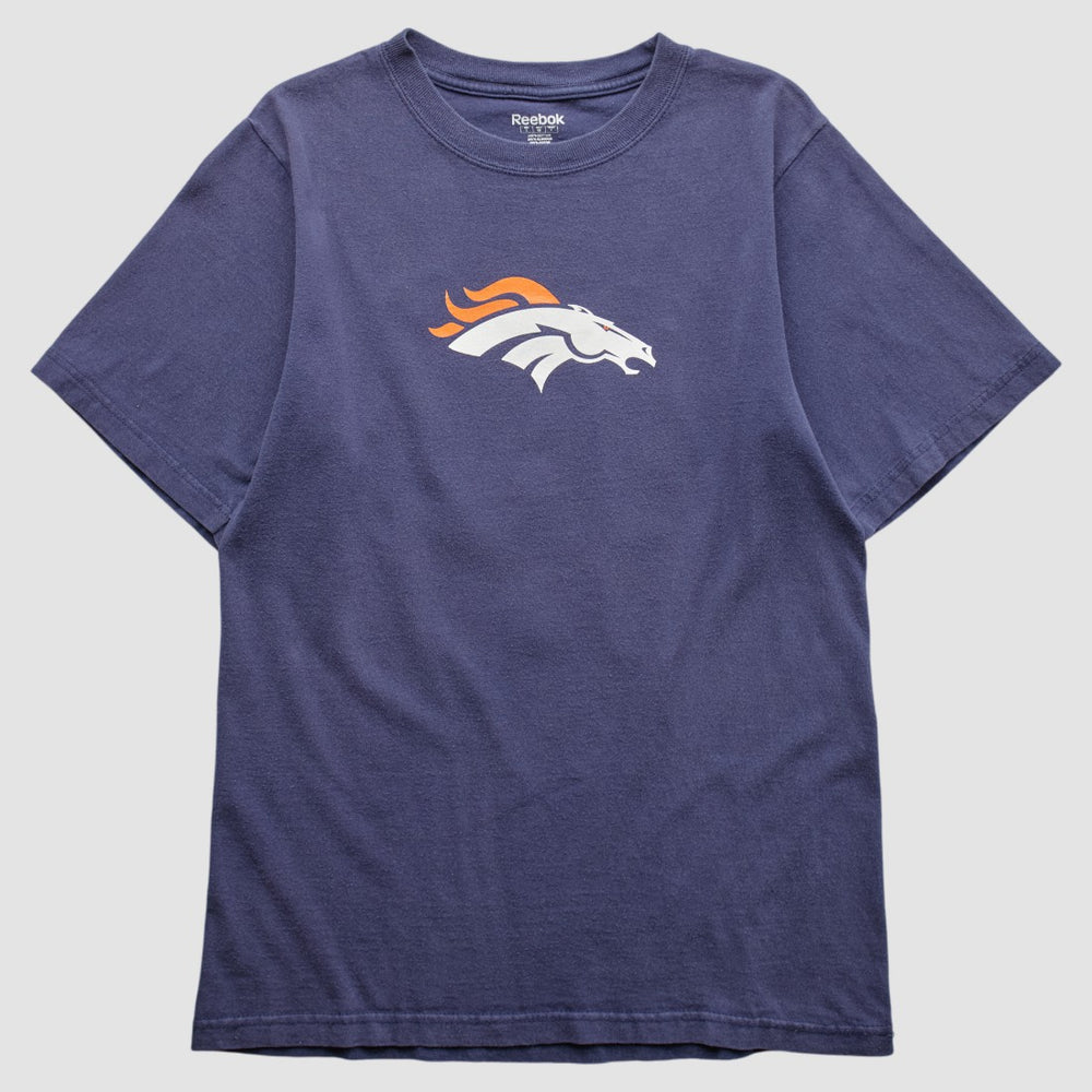 Denver Broncos Reebok 2000s T-shirt - Navy Vintage sale