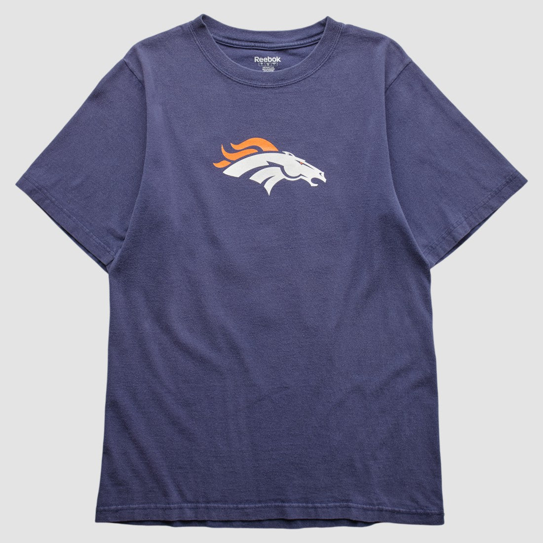 Denver Broncos Reebok 2000s T-shirt - Navy Vintage sale