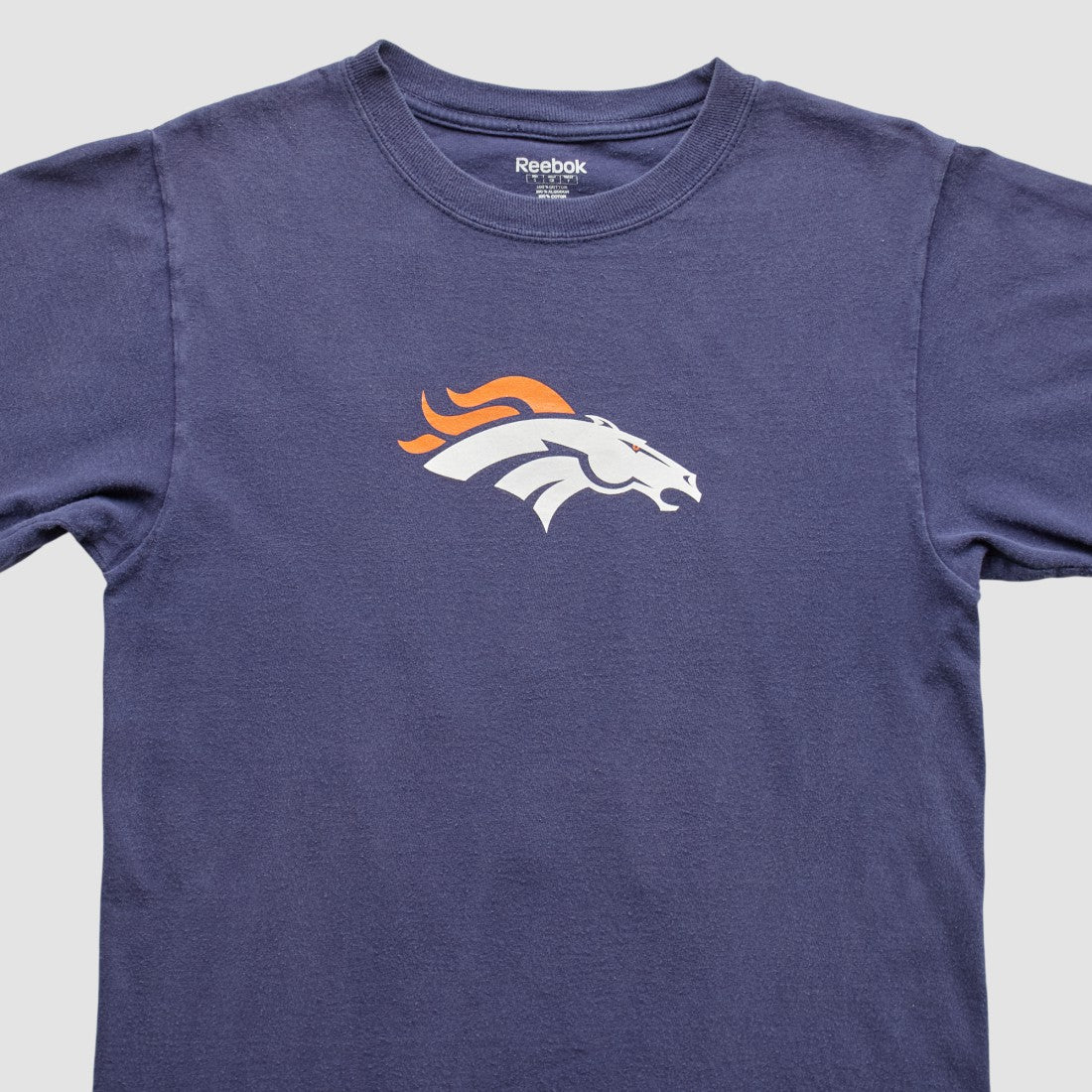 Denver Broncos Reebok 2000s T-shirt - Navy Vintage sale