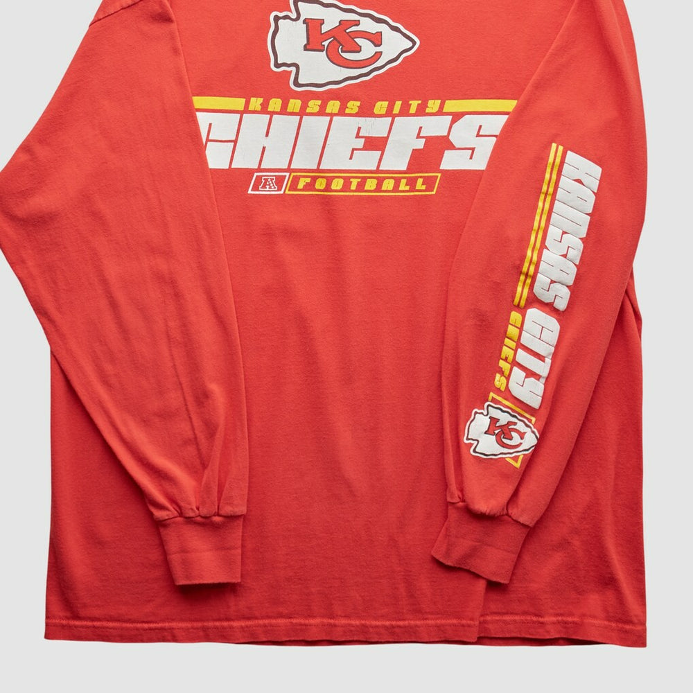 Kansas City Chiefs NFL 2010s Long Sleeve T-shirt - Red Vintage sale