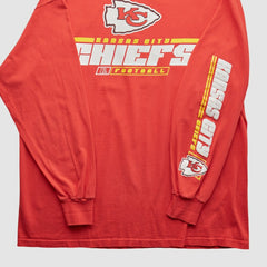 Kansas City Chiefs NFL 2010s Long Sleeve T-shirt - Red Vintage sale