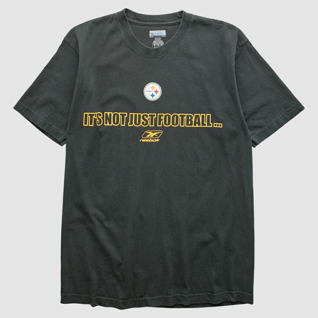 Pittsburgh Steelers Reebok 2000s T-shirt - Black Vintage online