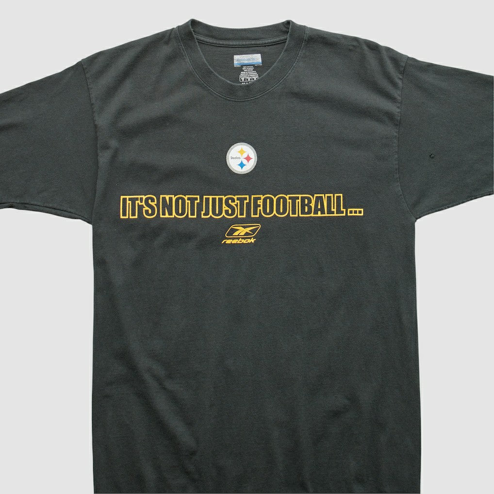 Pittsburgh Steelers Reebok 2000s T-shirt - Black Vintage online