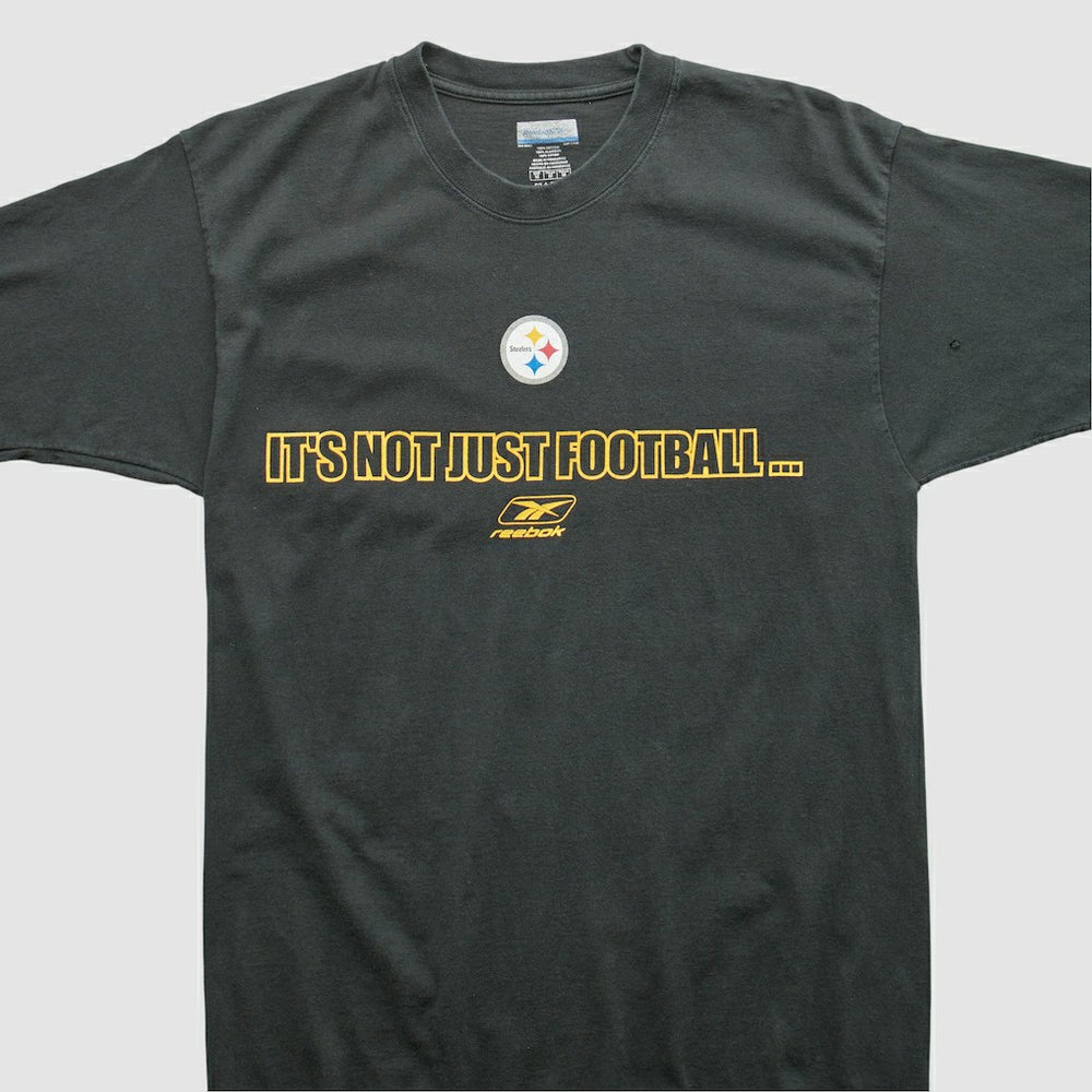 Pittsburgh Steelers Reebok 2000s T-shirt - Black Vintage online