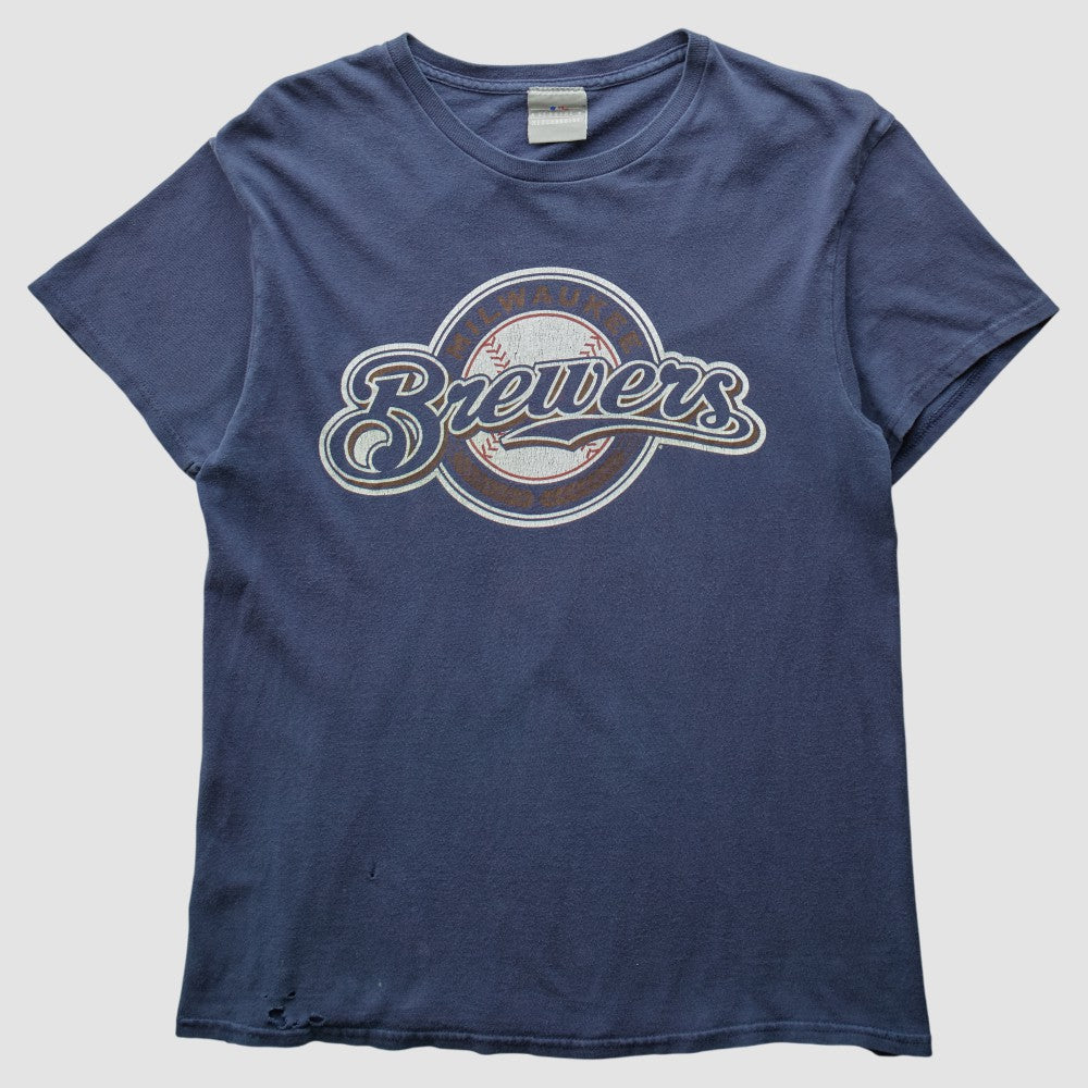 Milwaukee Brewers MLB 2000s T-shirt - Navy Vintage