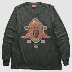 Atlanta Falcons NFL 2000s Long Sleeve T-shirt - Charcoal Vintage outlet