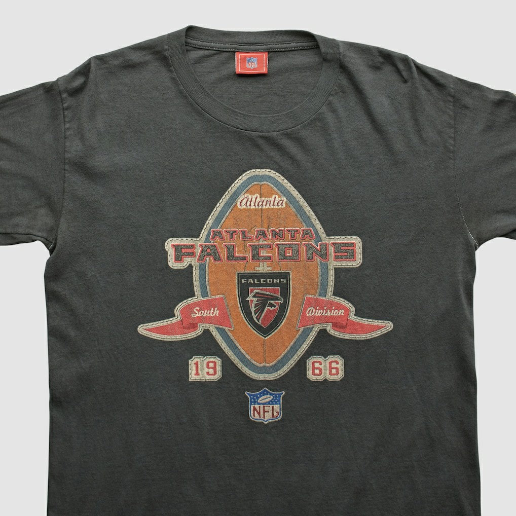 Atlanta Falcons NFL 2000s Long Sleeve T-shirt - Charcoal Vintage outlet