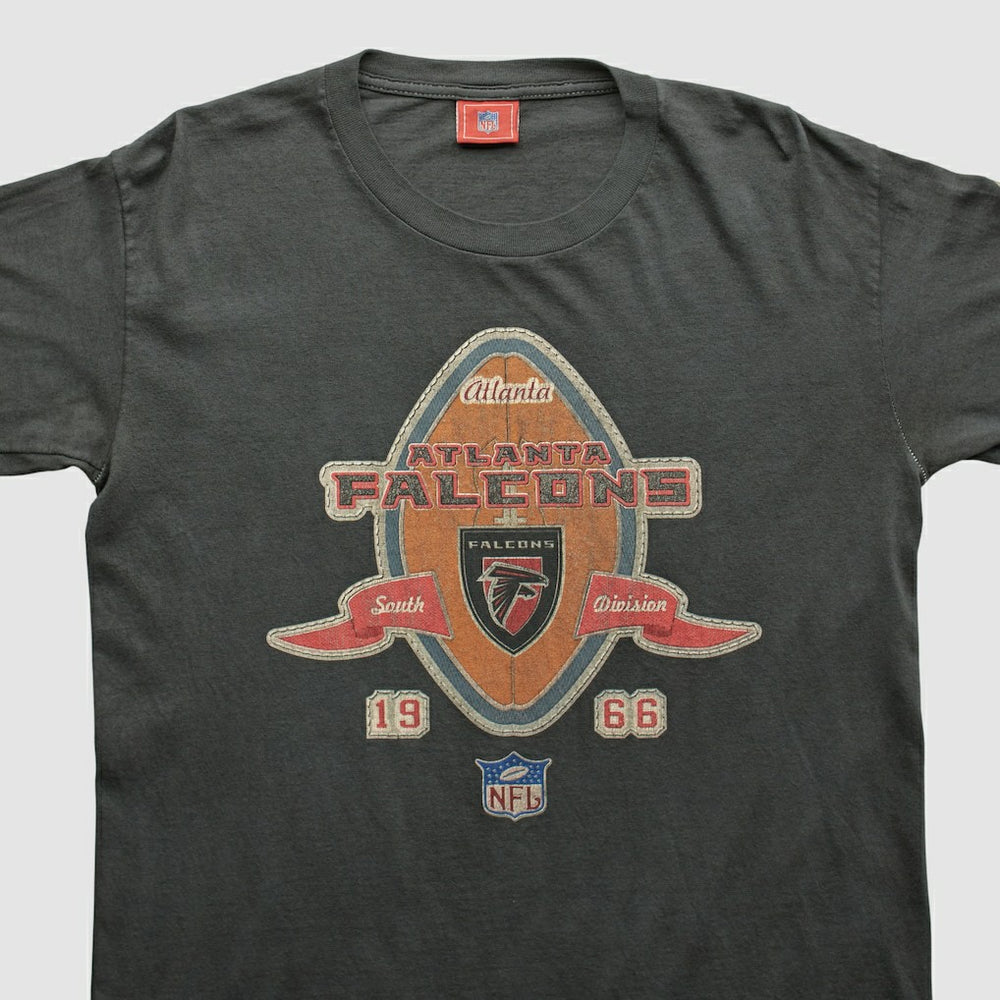Atlanta Falcons NFL 2000s Long Sleeve T-shirt - Charcoal Vintage outlet