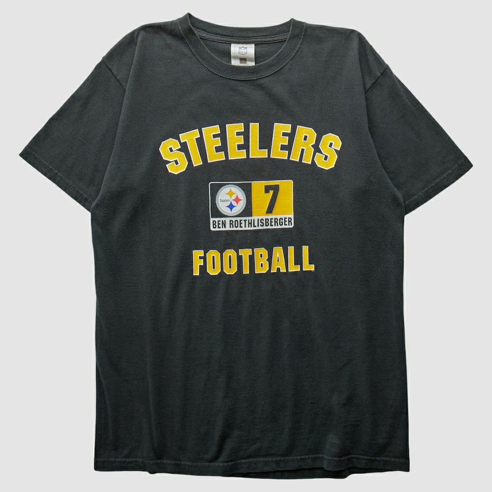 Pittsburgh Steelers 2000s T-shirt - Black Vintage for sale