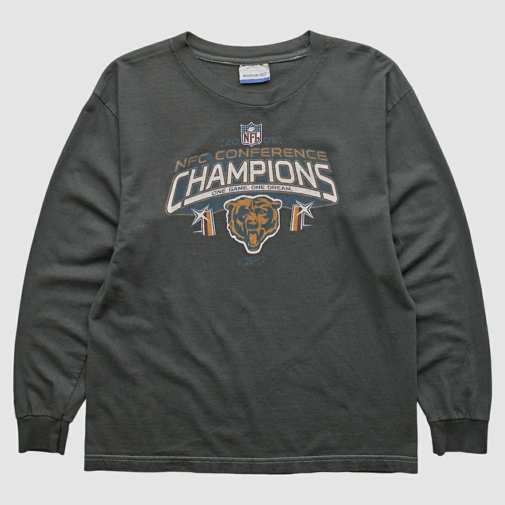 Chicago Bears Reebok 2000s Long Sleeve T-shirt - Charcoal Vintage outlet
