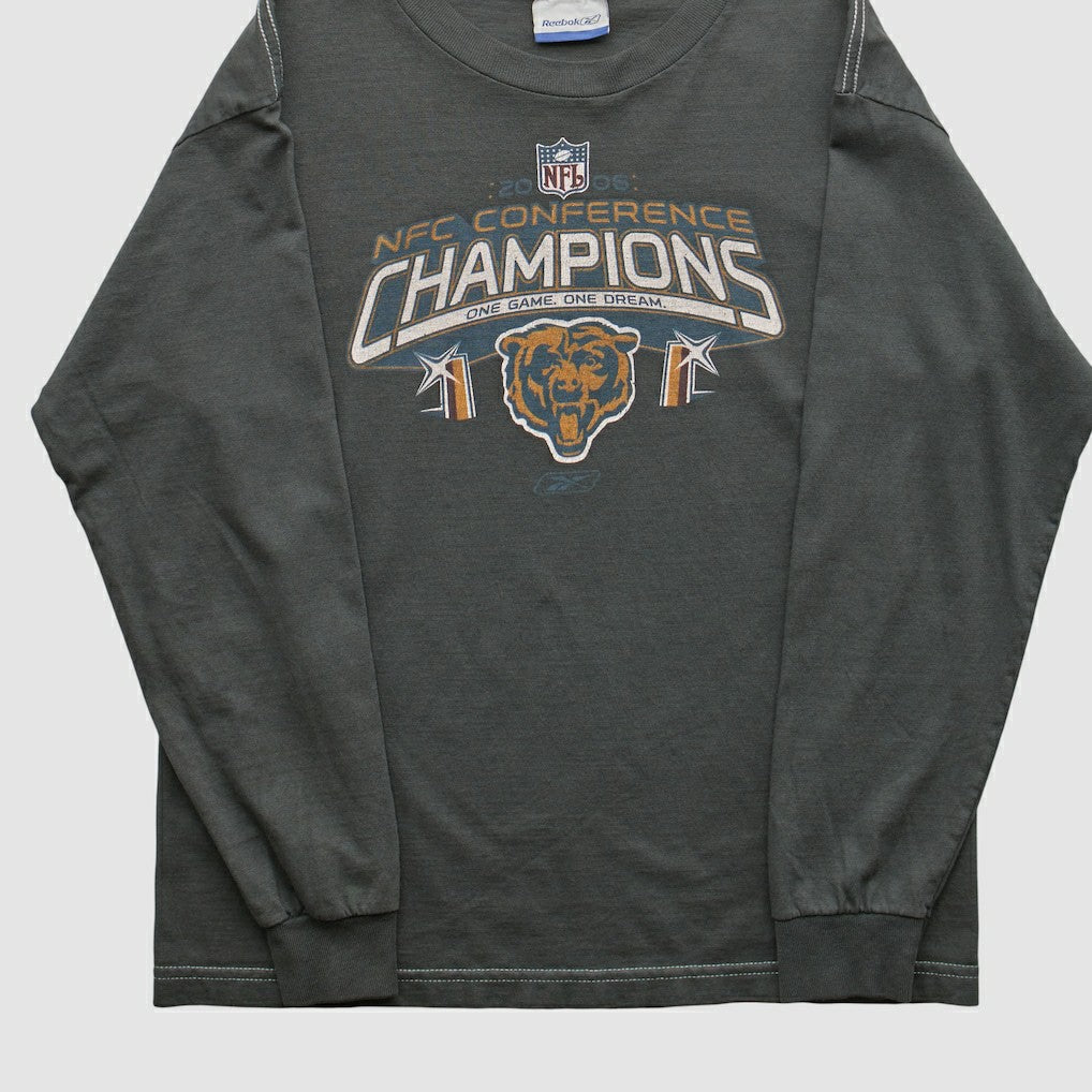 Chicago Bears Reebok 2000s Long Sleeve T-shirt - Charcoal Vintage outlet