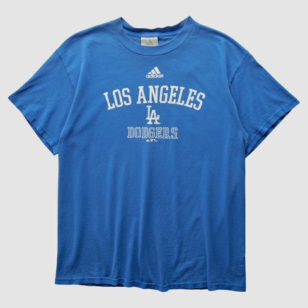 Los Angeles Dodgers Adidas 2000s T-shirt - Blue Vintage
