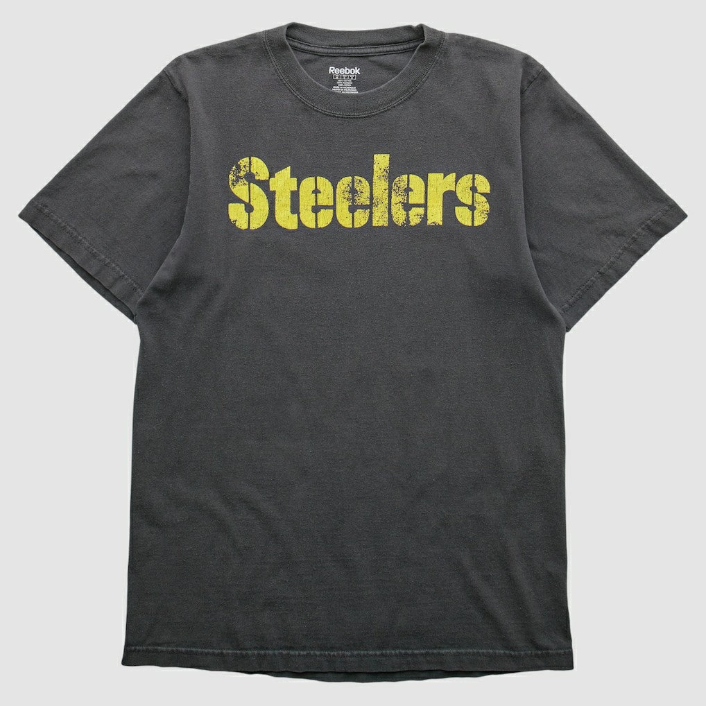 Pittsburgh Steelers Reebok 2000s T-shirt - Charcoal Vintage outlet