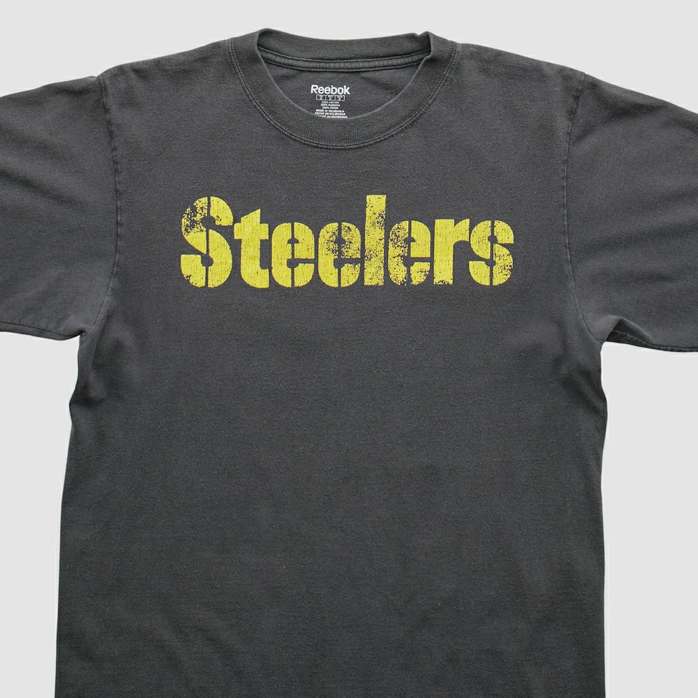 Pittsburgh Steelers Reebok 2000s T-shirt - Charcoal Vintage outlet