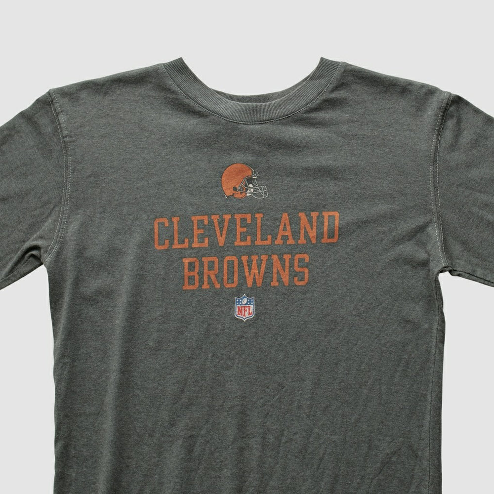 Cleveland Browns Reebok 2000s Long Sleeve T-shirt - Gray Vintage sale