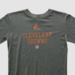Cleveland Browns Reebok 2000s Long Sleeve T-shirt - Gray Vintage sale