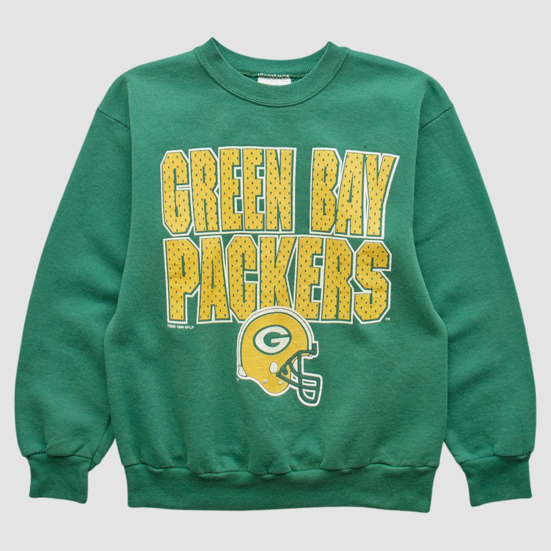 Green Bay Packers Hanes 90s Pullover Sweatshirt - Green Vintage sale