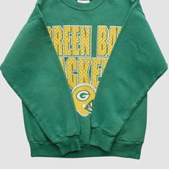 Green Bay Packers Hanes 90s Pullover Sweatshirt - Green Vintage sale