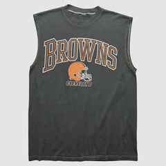 Cleveland Browns 90s Tank - Charcoal Vintage outlet