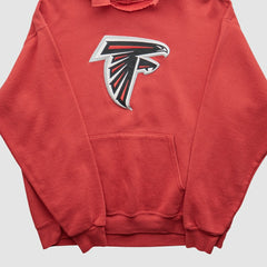 Atlanta Falcons 2000s Hooded Pullover Sweatshirt - Red Vintage discount