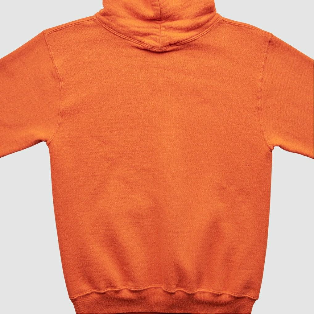 Cleveland Browns Russell 90s Hooded Pullover Sweatshirt - Orange Vintage on sale