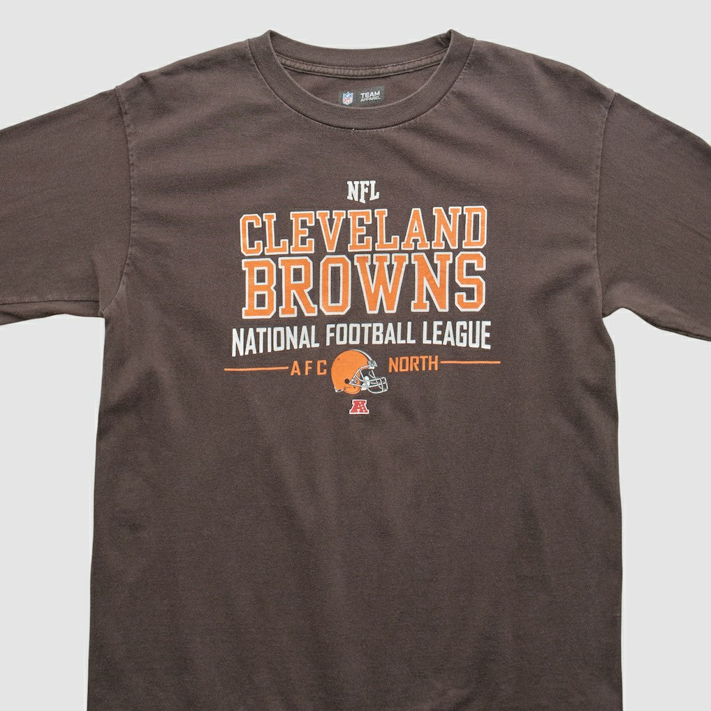 Cleveland Browns NFL 2010s Long Sleeve T-shirt - Brown Vintage discount