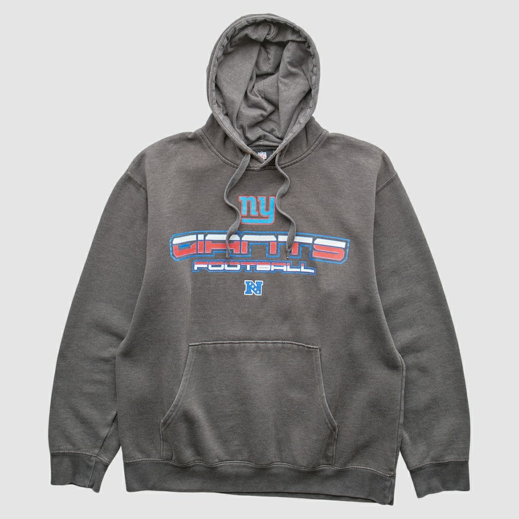 New York Giants NFL 2010s Hooded Pullover Sweatshirt - Charcoal Vintage for sale