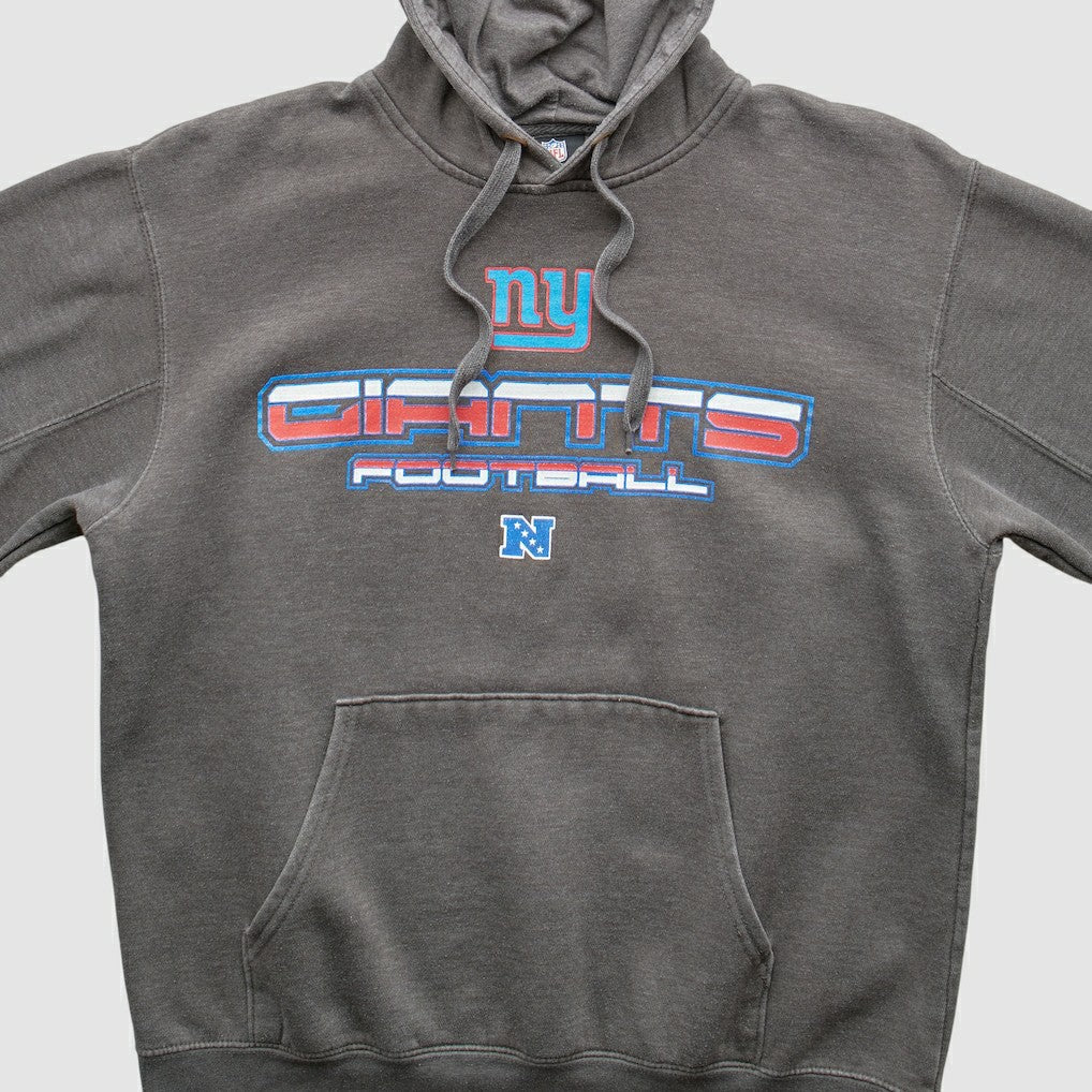 New York Giants NFL 2010s Hooded Pullover Sweatshirt - Charcoal Vintage for sale