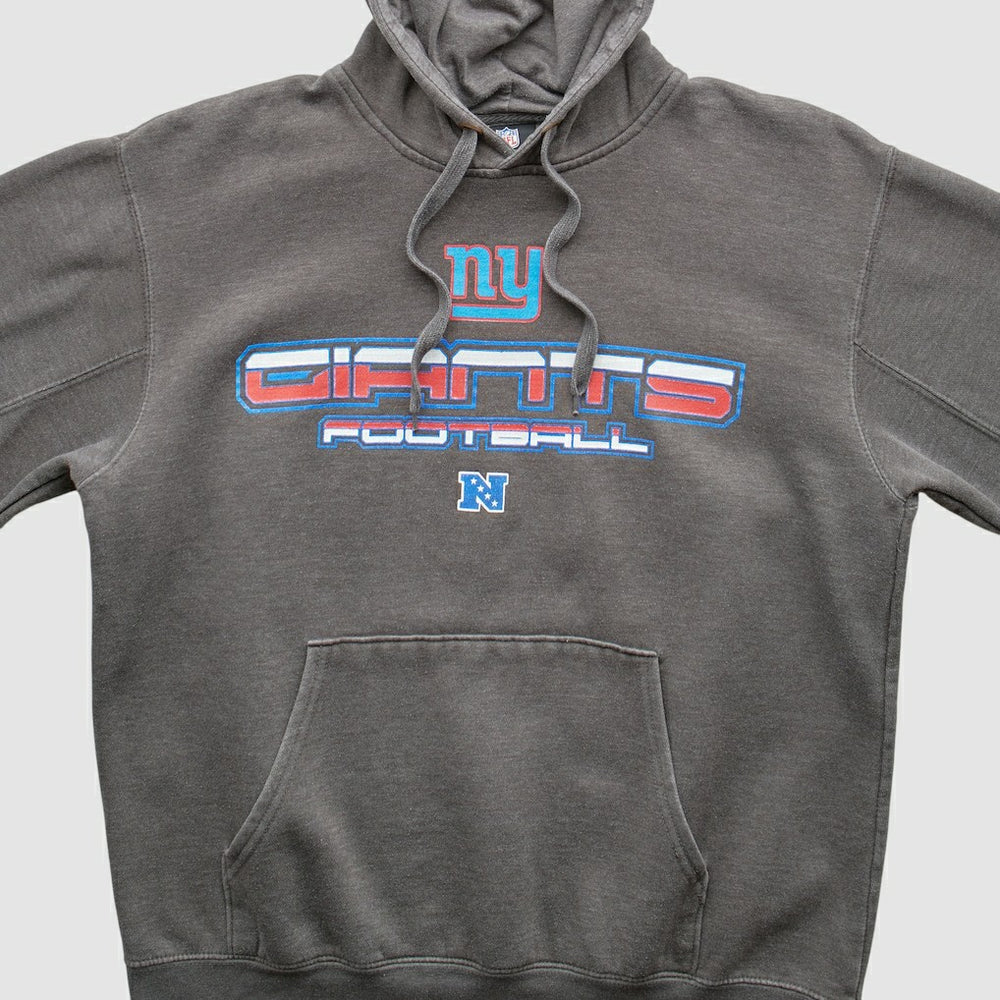 New York Giants NFL 2010s Hooded Pullover Sweatshirt - Charcoal Vintage for sale