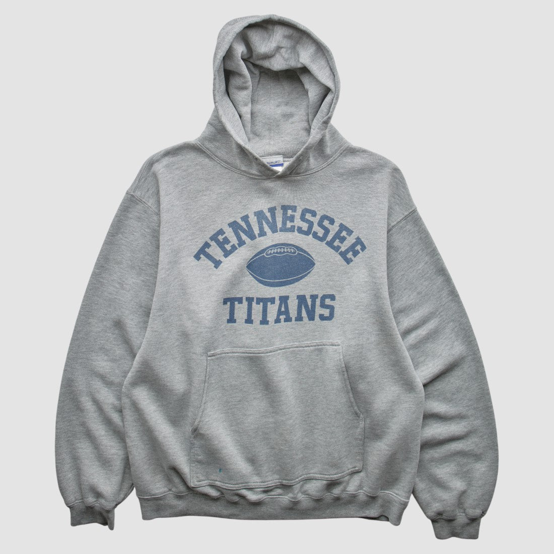 Tennessee Titans Reebok 2000s Hooded Pullover Sweatshirt - Heather Gray Vintage discount