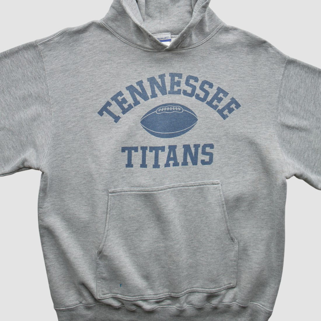 Tennessee Titans Reebok 2000s Hooded Pullover Sweatshirt - Heather Gray Vintage discount