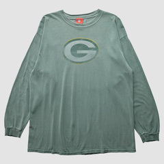 Green Bay Packers 2000s Long Sleeve T-shirt - Green Vintage sale