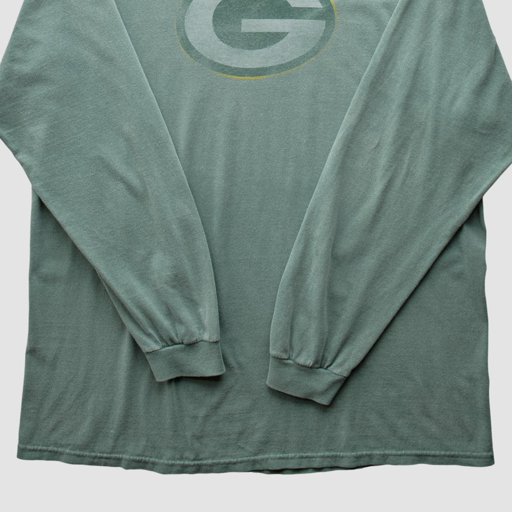 Green Bay Packers 2000s Long Sleeve T-shirt - Green Vintage sale