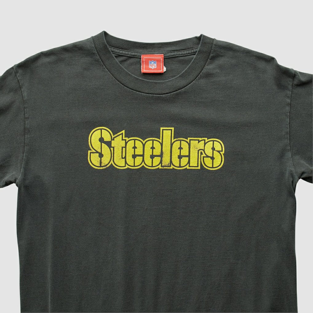 Pittsburgh Steelers NFL 2000s Long Sleeve T-shirt - Black Vintage cheap