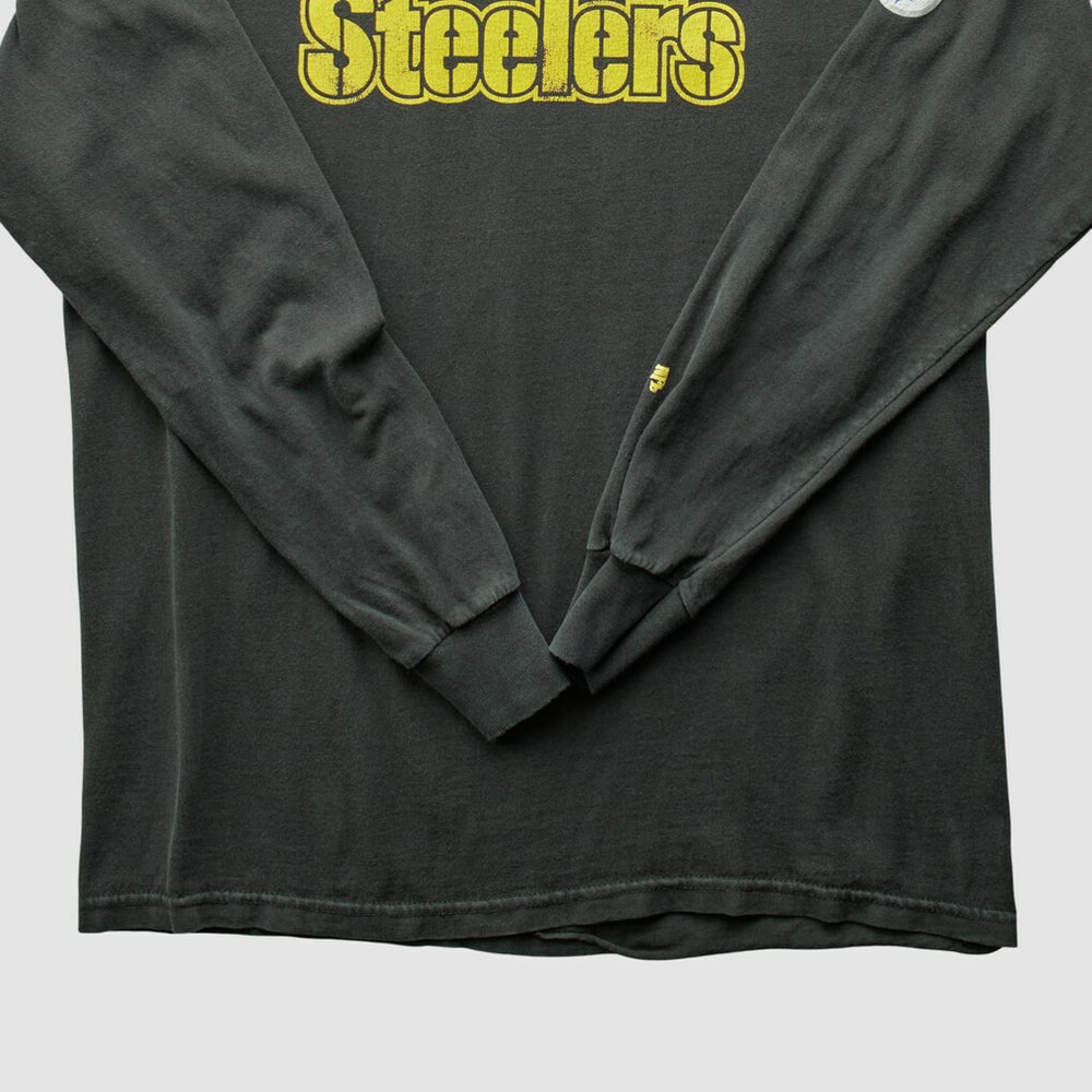 Pittsburgh Steelers NFL 2000s Long Sleeve T-shirt - Black Vintage cheap