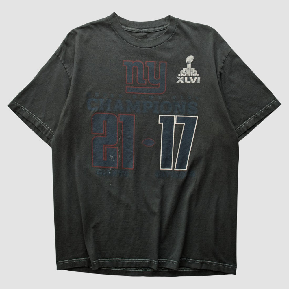Superbowl XLVI 2012 T-shirt - Charcoal Vintage online